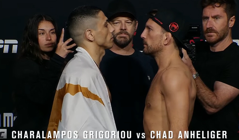 charalampos grigoriou vs chad anheliger staredown