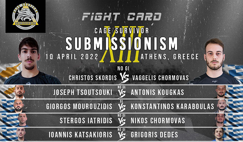 submissionism 13 fight card