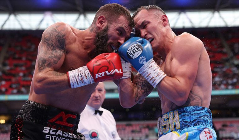 Anthony Cacace and Josh Warrington