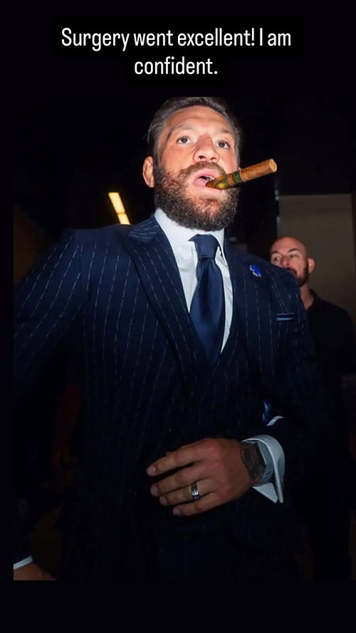 conor mcgregor surgery