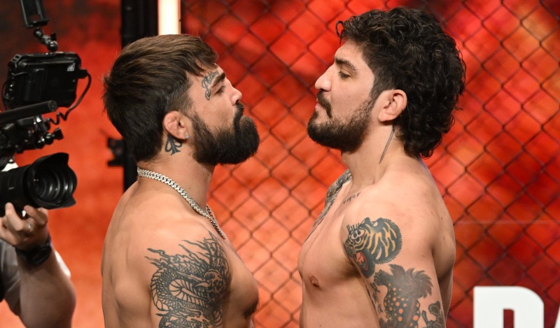 mike perry dillon danis staredown