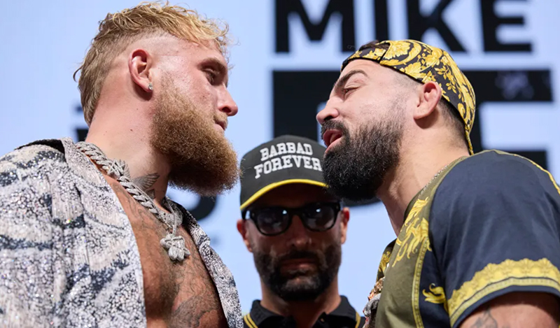 mike perry jake paul face off