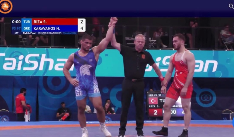 nikos karavanos wrestling