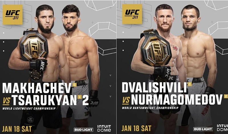 makhachev tsarukyan dvalishvili nurmagomedov ufc311