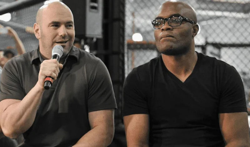 Anderson Silva Dana White 1