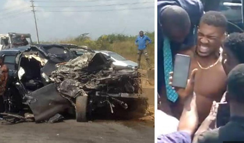 anthony joshua car accident