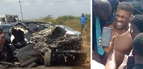 anthony joshua car accident small