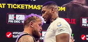 anthony joshua jake paul face off small