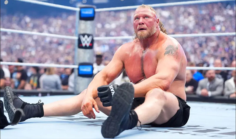 brock lesnar wwe retire
