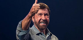 chuck norris died small