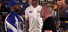 floyd mayweather jr mike zambidis face off small