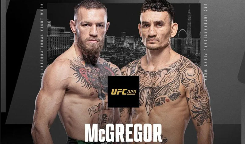 mcgregor holloway fight card