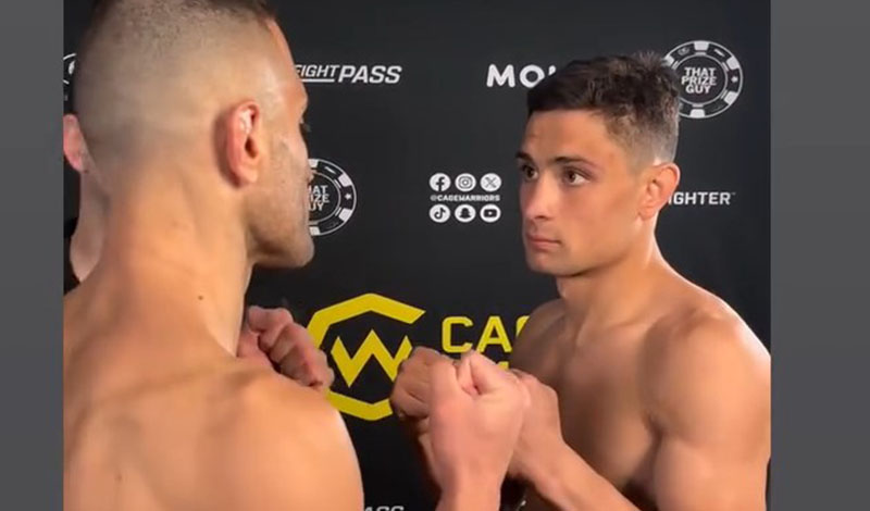 ntelis aliu staredown cage warrior