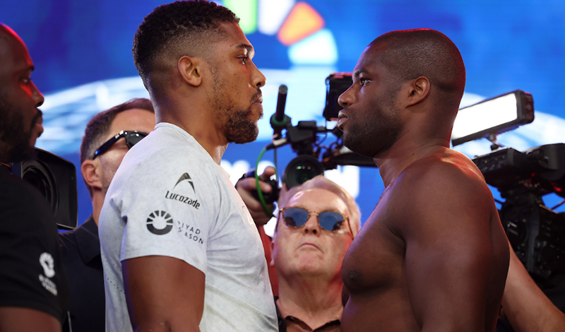 anthony joshua daniel dubois staredown