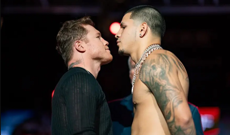 canelo berlanga face off