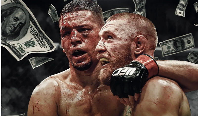 conor mcgregor nate diaz bet