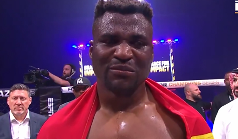 francis ngannou 3000