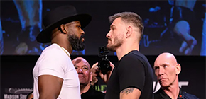 jon jones stipe miocic staredown small