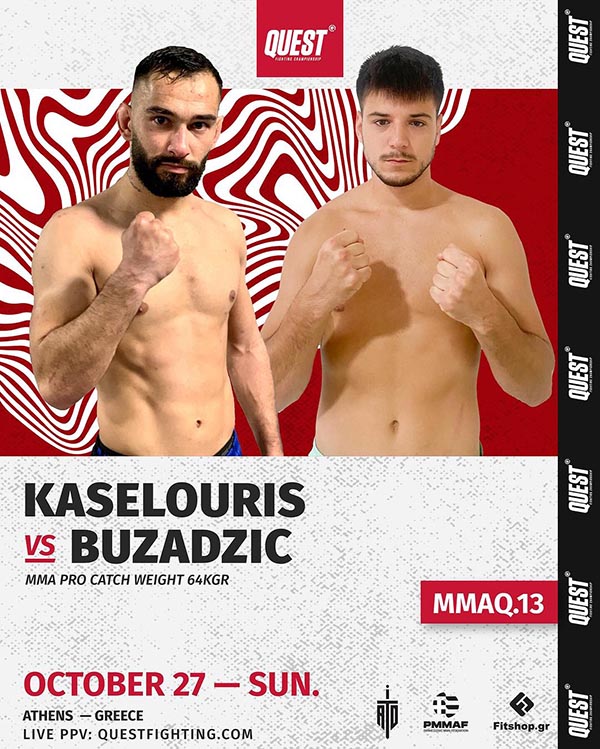 kaselouris buzadzic mma quest 13 afisa