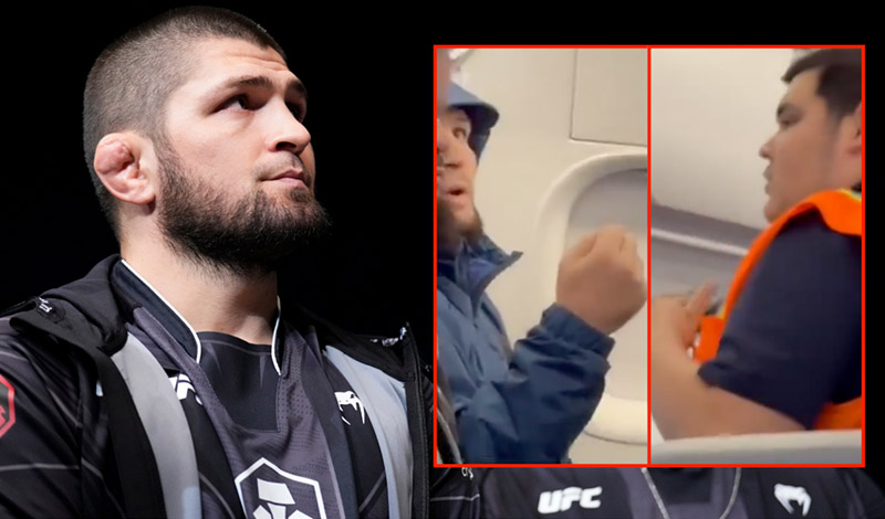 khabib nurmagomedov flight