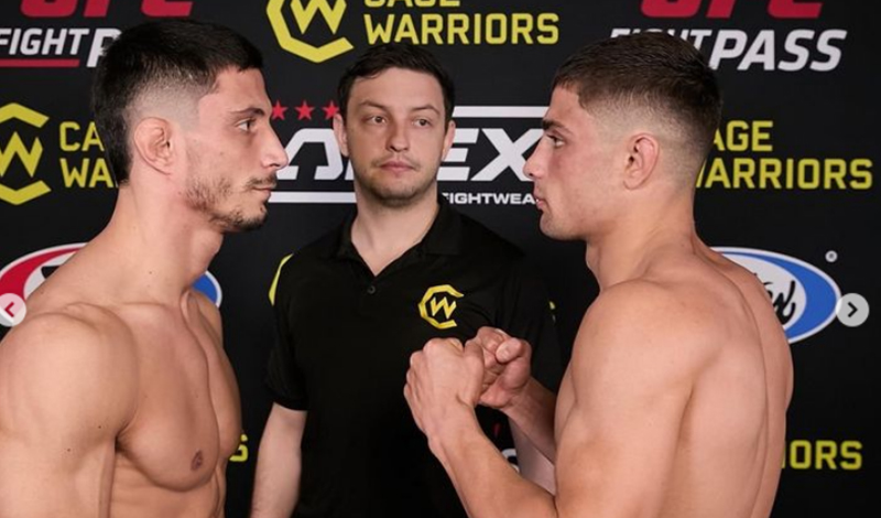 konstantinos ntelis cage warriors fight