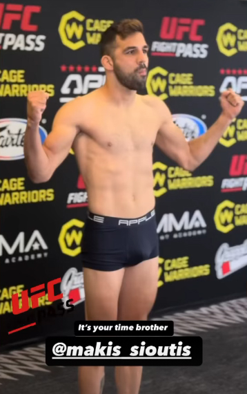 makis sioutis cage warriors weigh in 9