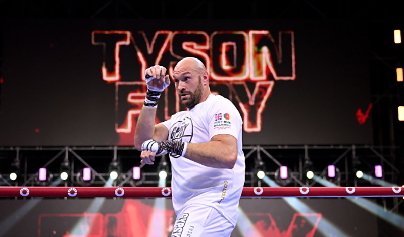 tyson fury open workout 2