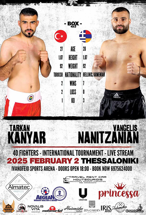 vaggelis nanitzanian vs tarkan kanyar afisa