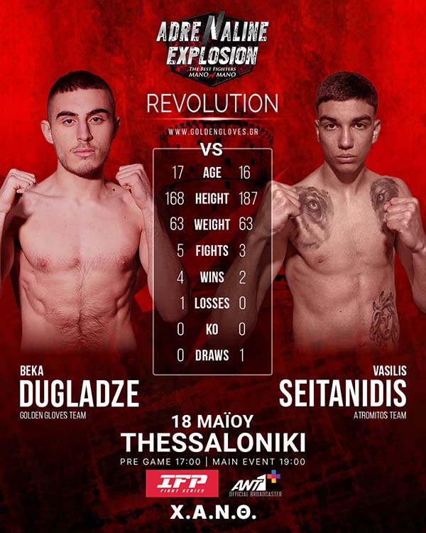 Beka Dugladze vs Vasilis Seitanidis 0