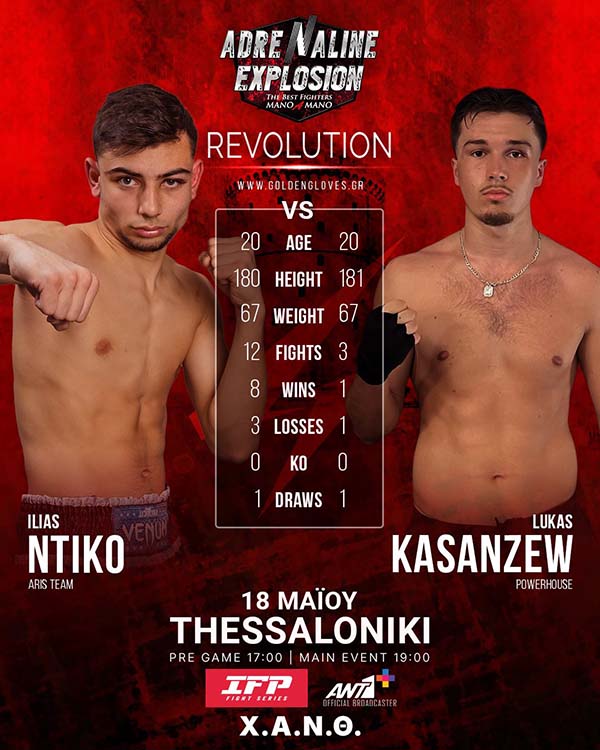 Ilias Ntiko vs Lukas Kasanzew 0