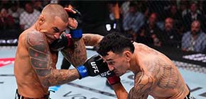 dustin poirier max holloway ufc 318 small