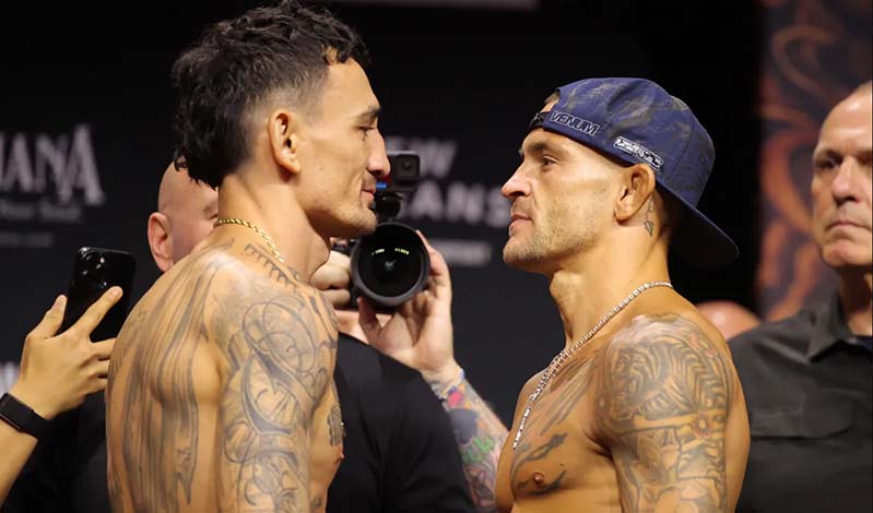 dustin poirier max holloway 56