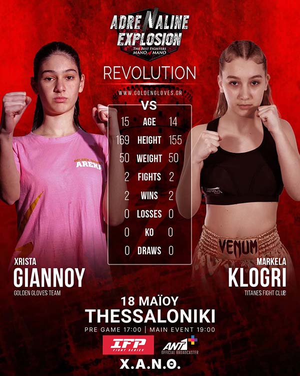 giannou klogri adrenaline explosion afisa
