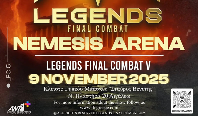 legends final combat nemesis arena 9 november