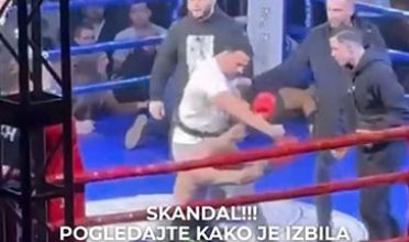 Άθλια επίθεση στην ελληνική αποστολή μέσα στο ρινγκ μετά τo νοκ άουτ του Γιάννη Τσουκαλά στη Σερβία (vid)
