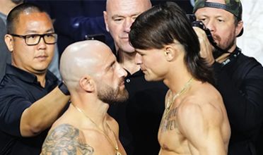 Το staredown με Volkanovski και Lopes για τον featherweight τίτλο στο UFC 314 (vid)